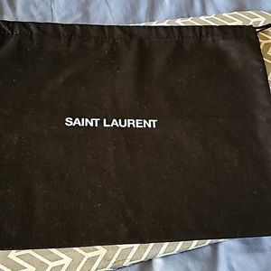 Saint Laurent dust bag 11" x 17"